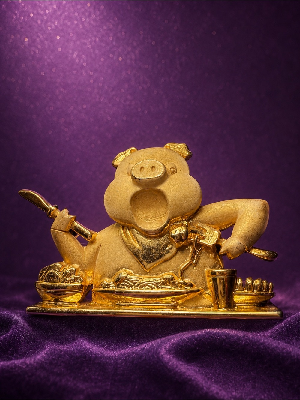 3/30 ✨✨ Gold Pig Chef Brooch - Gold Tone Women’s Jewelry